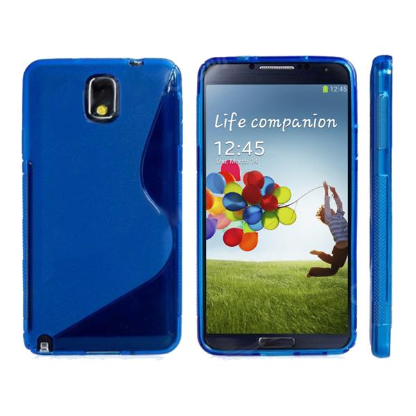 Силиконов калъф за Samsung Galaxy Note 3 N9000 - S-Line Cover Case (син) | JAR Computers Силиконов калъф за Samsung Galaxy Note 3 N9000 - S-Line Cover Case (син)