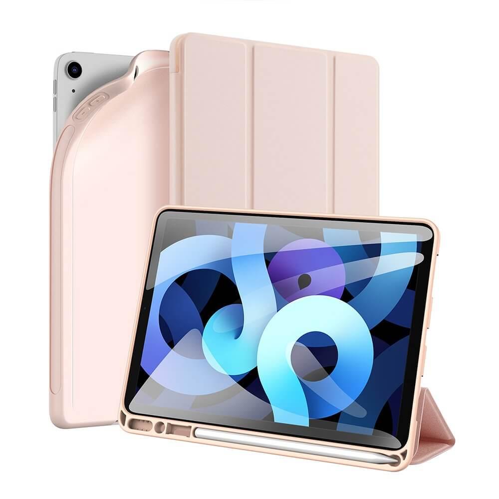 Термополиуретанов (TPU) кейс и поставка за iPad Air 5 (2022), iPad Air 4 (2020) - DUX DUCIS Osom TPU Gel Tablet Cover (розов) | JAR Computers Термополиуретанов (TPU) кейс и поставка за iPad Air 5 (2022), iPad Air 4 (2020) - DUX DUCIS Osom TPU Gel Tablet Cover (розов)