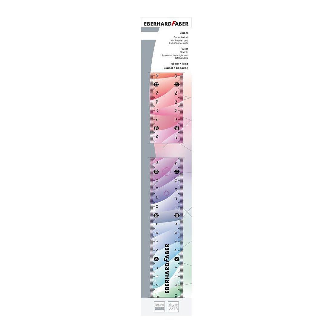 Eberhard Faber Линия Rainbow, 30 cm, гъвкава