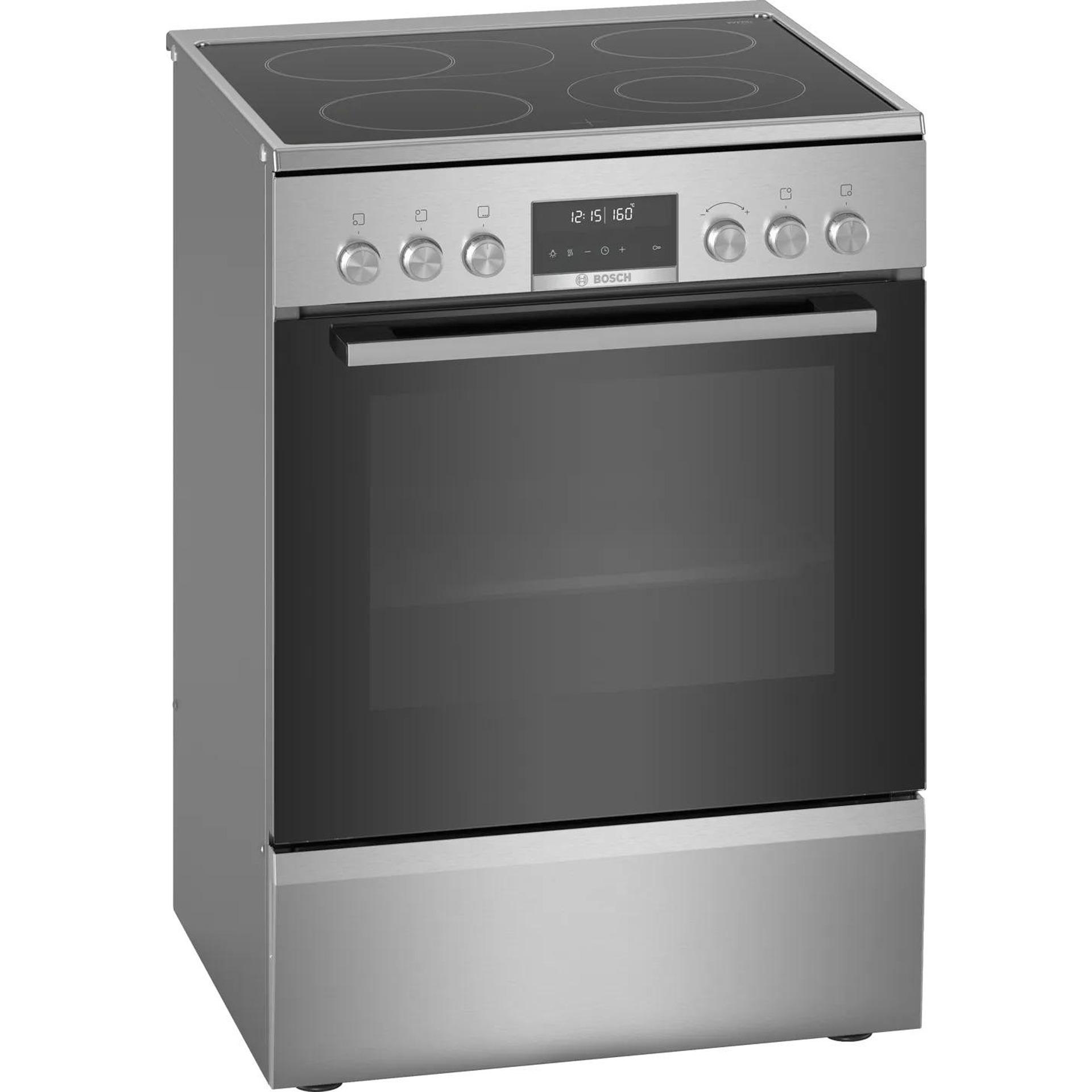 Готварска печка (ток) Bosch HKS79U250 , INOX , Керамични