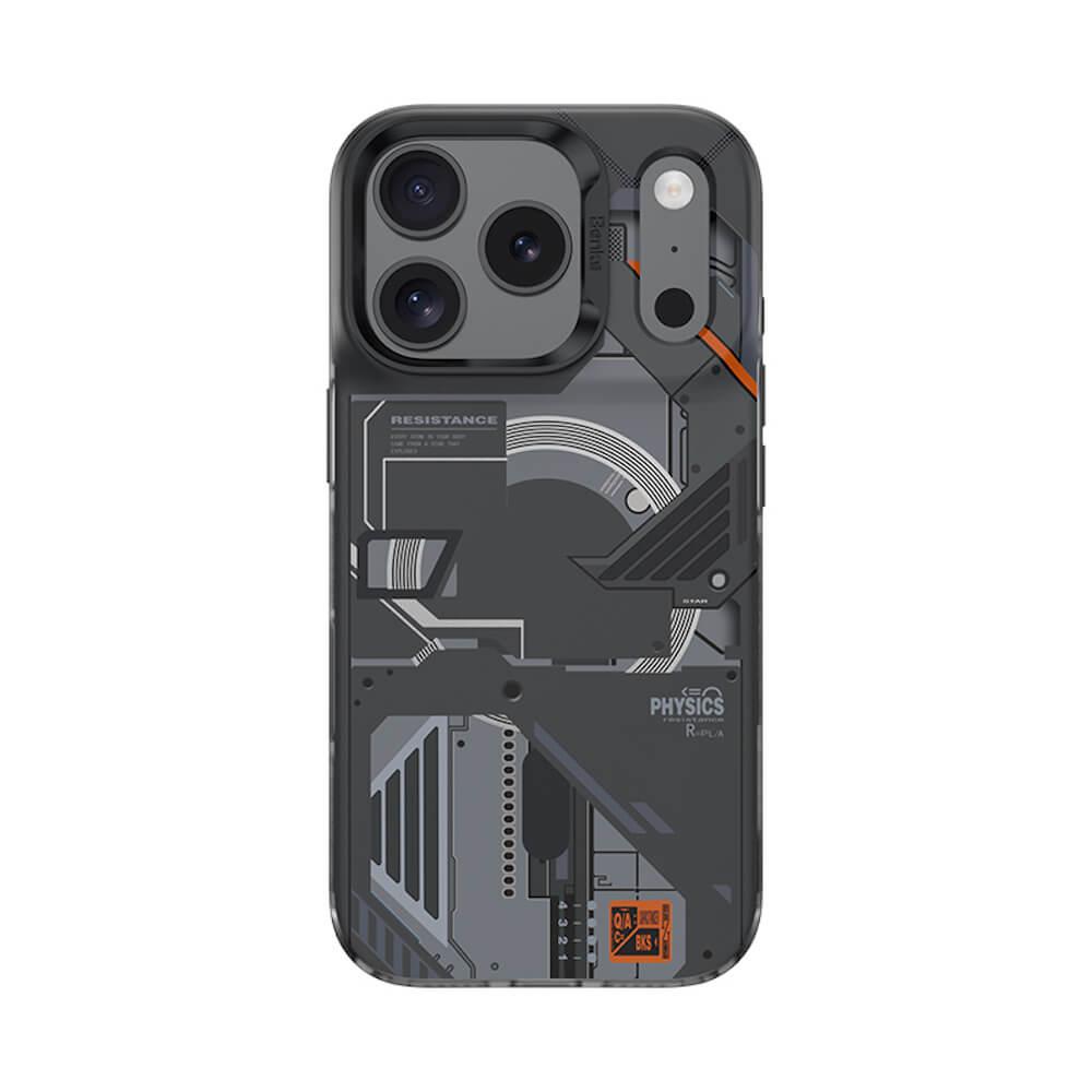 Хибриден удароустойчив кейс с MagSafe за iPhone 17 Pro - Benks Magnetic Dynamic Mecha Case (черен) | JAR Computers Хибриден удароустойчив кейс с MagSafe за iPhone 17 Pro - Benks Magnetic Dynamic Mecha Case (черен)