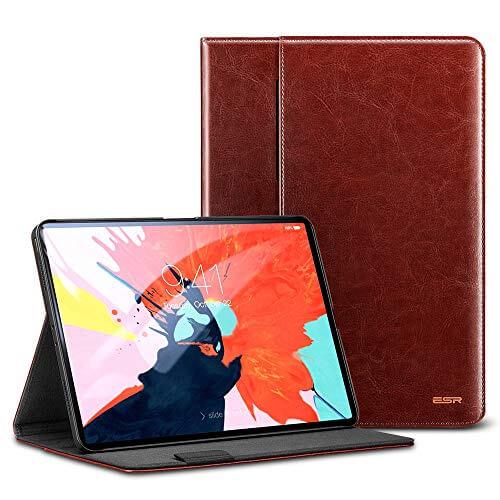 Кожен калъф и поставка за iPad Pro 11 (2018) - ESR Premium Intelligent Leather Case (кафяв) | JAR Computers Кожен калъф и поставка за iPad Pro 11 (2018) - ESR Premium Intelligent Leather Case (кафяв)