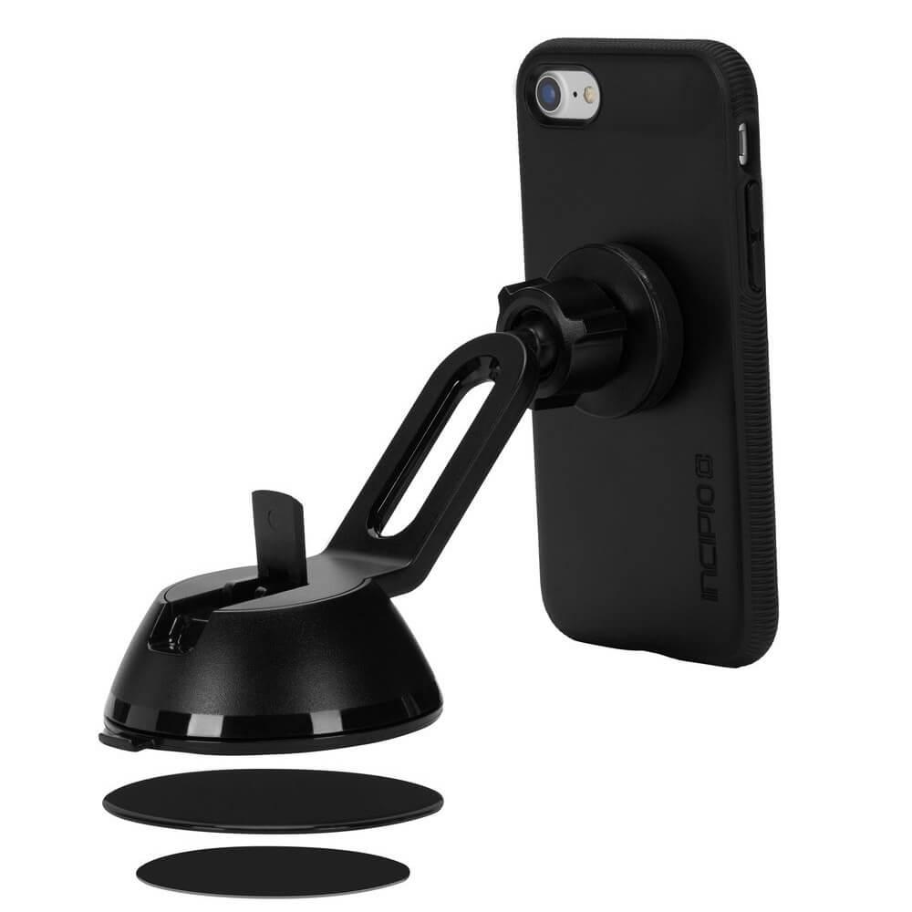 Комплект от силиконов калъф и поставка за кола за iPhone 8, iPhone 7 - Incipio Magnetic Dashboard Mount with Case | JAR Computers Комплект от силиконов калъф и поставка за кола за iPhone 8, iPhone 7 - Incipio Magnetic Dashboard Mount with Case