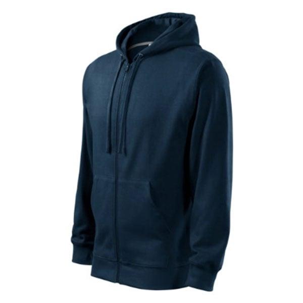 Malfini Мъжки суитшърт Zipper 410, размер XL, тъмносин | JAR Computers Malfini Мъжки суитшърт Zipper 410, размер XL, тъмносин