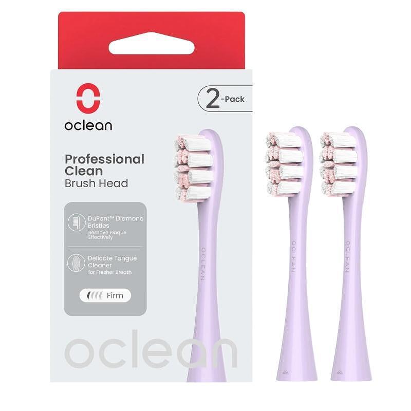 Накрайник за четки за зъби Oclean Professional clean -2 pack Purple P1C13 P02