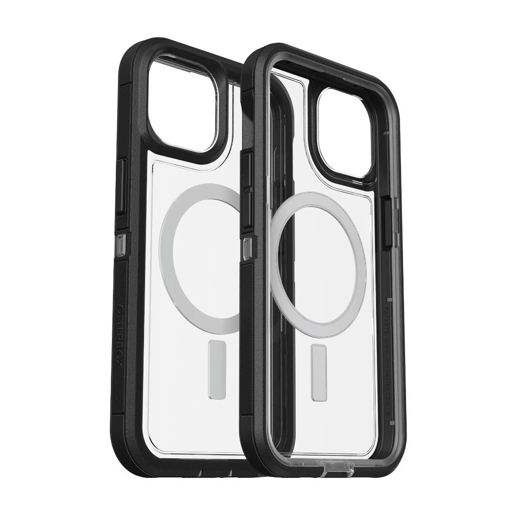 Otterbox Defender XT Case - хибриден удароустойчив кейс с MagSafe за iPhone 14 Pro (черен-прозрачен)