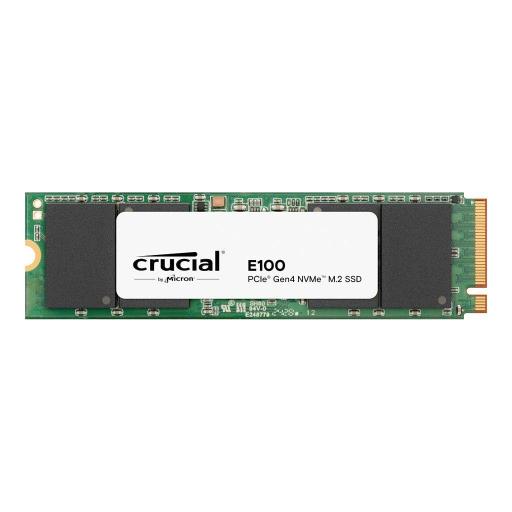 Памет SSD 2TB, Crucial E100, NVMe, M.2 (2280), скорост на четене до 5000MB/s, скорост на запис до 4500MB/s, CT2000E100SSD8 | JAR Computers Памет SSD 2TB, Crucial E100, NVMe, M.2 (2280), скорост на четене до 5000MB/s, скорост на запис до 4500MB/s, CT2000E100SSD8