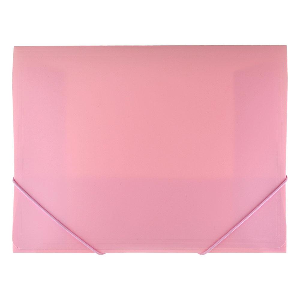 Папка pvc с ластик OfBox Maxi+ розов
