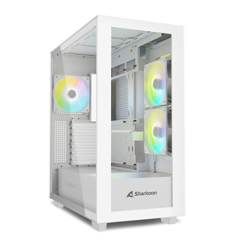 Sharkoon Rebel C60 RGB White ATX (REBC60RGBWH) (SHRREBC60RGBWH)
