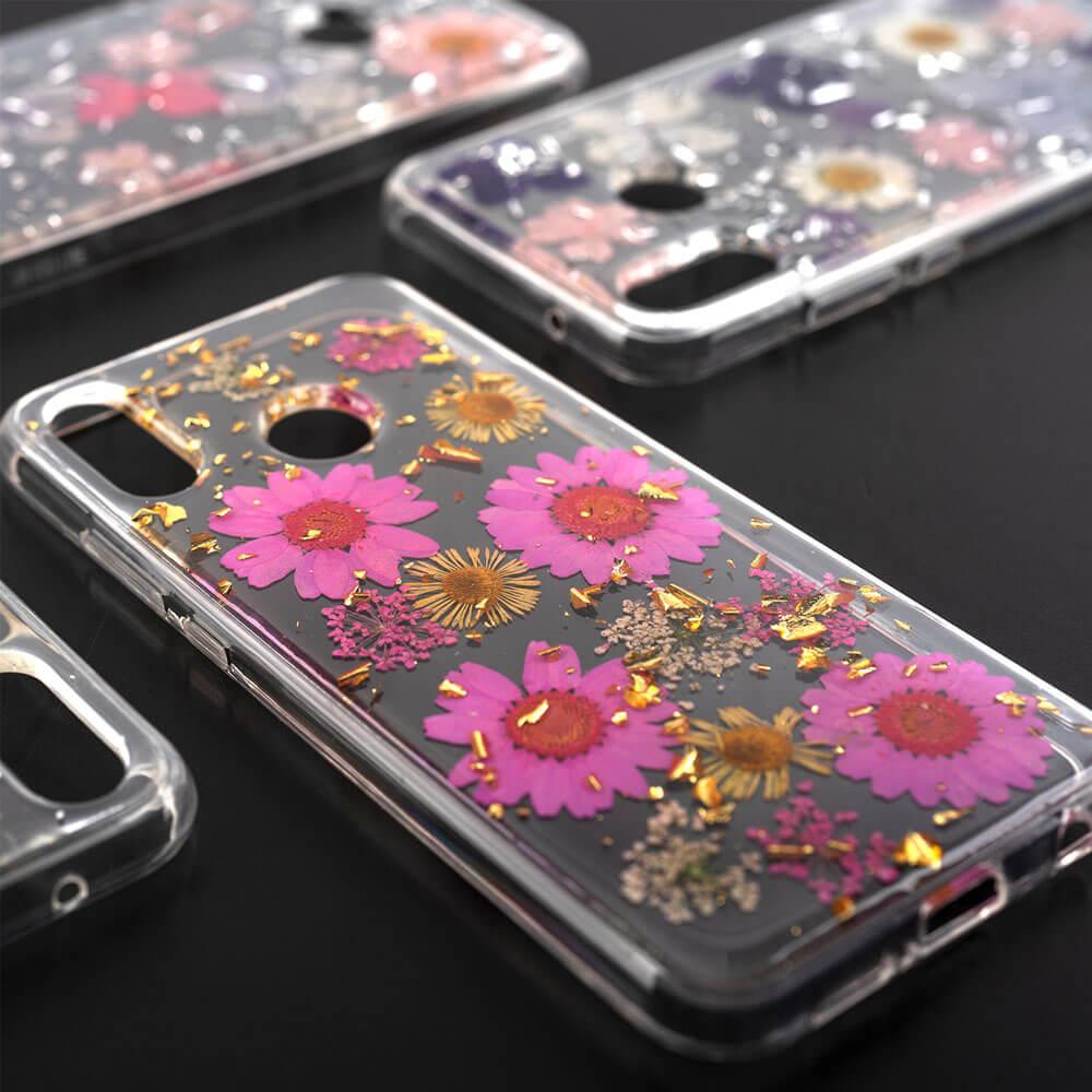 Силиконов (TPU) калъф с цветя за Huawei P20 Lite - 4smarts Soft Cover Glamour Bouquet (прозрачен-бял) | JAR Computers Силиконов (TPU) калъф с цветя за Huawei P20 Lite - 4smarts Soft Cover Glamour Bouquet (прозрачен-бял)