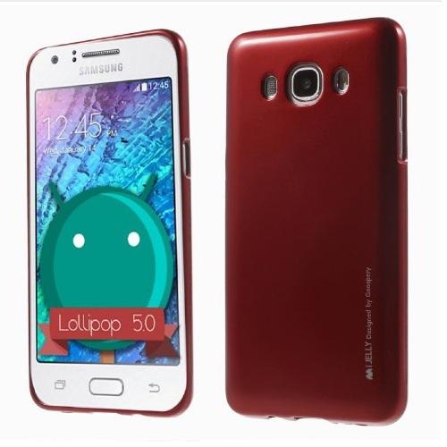 Силиконов (TPU) калъф за Samsung Galaxy J3 (2016) - Mercury Goospery i-Jelly Case (червен-мат) | JAR Computers Силиконов (TPU) калъф за Samsung Galaxy J3 (2016) - Mercury Goospery i-Jelly Case (червен-мат)
