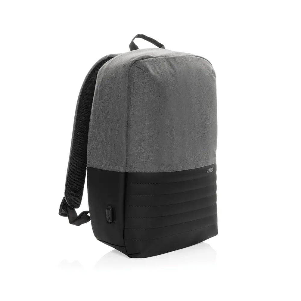 Swiss Peak Раница за лаптоп Anti-Teft, с RFID защита, 15.6'', сиво-черна | JAR Computers Swiss Peak Раница за лаптоп Anti-Teft, с RFID защита, 15.6'', сиво-черна