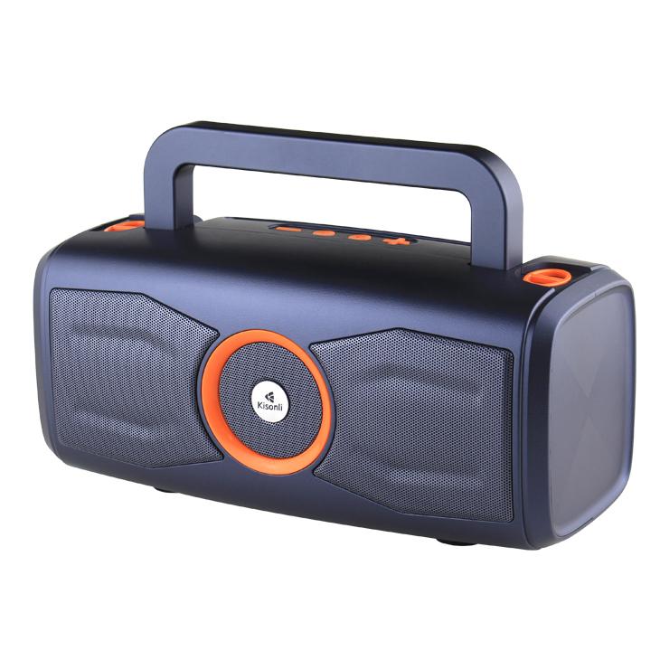 Тонколона Kisonli K2, Bluetooth, USB, SD, FM, Сив - 22292 | JAR Computers Тонколона Kisonli K2, Bluetooth, USB, SD, FM, Сив - 22292