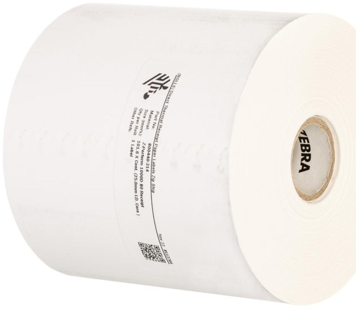 Zebra Z-Perform 1000D White Self-adhesive printer label | JAR Computers Zebra Z-Perform 1000D White Self-adhesive printer label