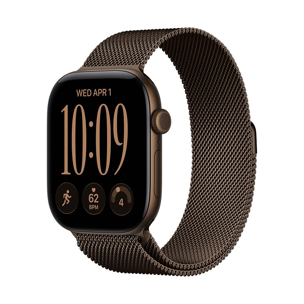 Apple Watch S12 Cellular 46mm Dark Bronze Aluminium Case with Dark Bronze Milanese Loop - M/L | JAR Computers Apple Watch S12 Cellular 46mm Dark Bronze Aluminium Case with Dark Bronze Milanese Loop - M/L