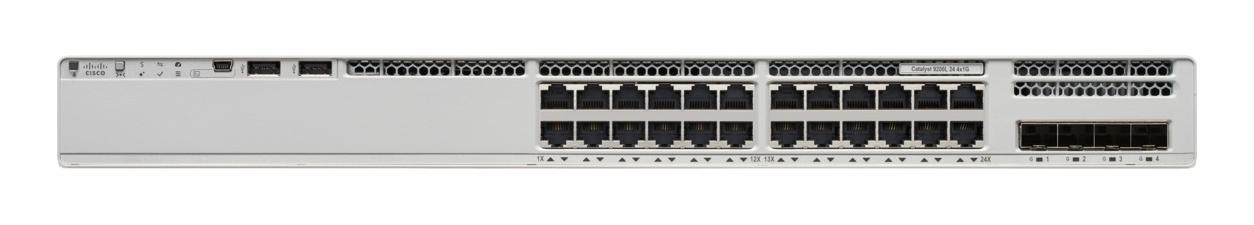 Cisco C9200-24PXG-E мрежов суич Управляем L3 Gigabit Ethernet (10/100/1000) Захранване по Ethernet (PoE) Сив | JAR Computers Cisco C9200-24PXG-E мрежов суич Управляем L3 Gigabit Ethernet (10/100/1000) Захранване по Ethernet (PoE) Сив