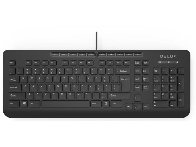 Delux OM-02U, черна
