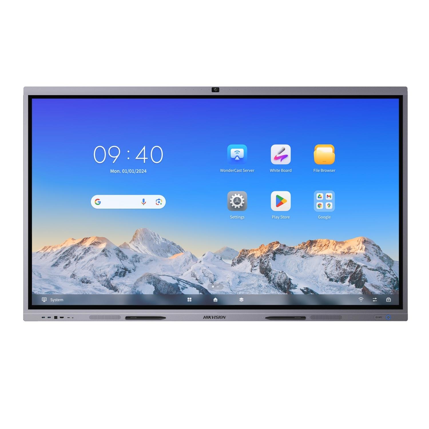 Интерактивен дисплей Hikvision DS-D5C86RB/B, 86'', NFC, EDLA, с камера, DLED, 400 cd/m2, 60 Hz | JAR Computers Интерактивен дисплей Hikvision DS-D5C86RB/B, 86'', NFC, EDLA, с камера, DLED, 400 cd/m2, 60 Hz