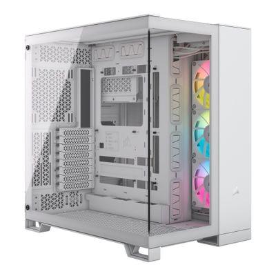 Кутия за компютър Case Corsair iCUE 6500X RGB Midi TG white