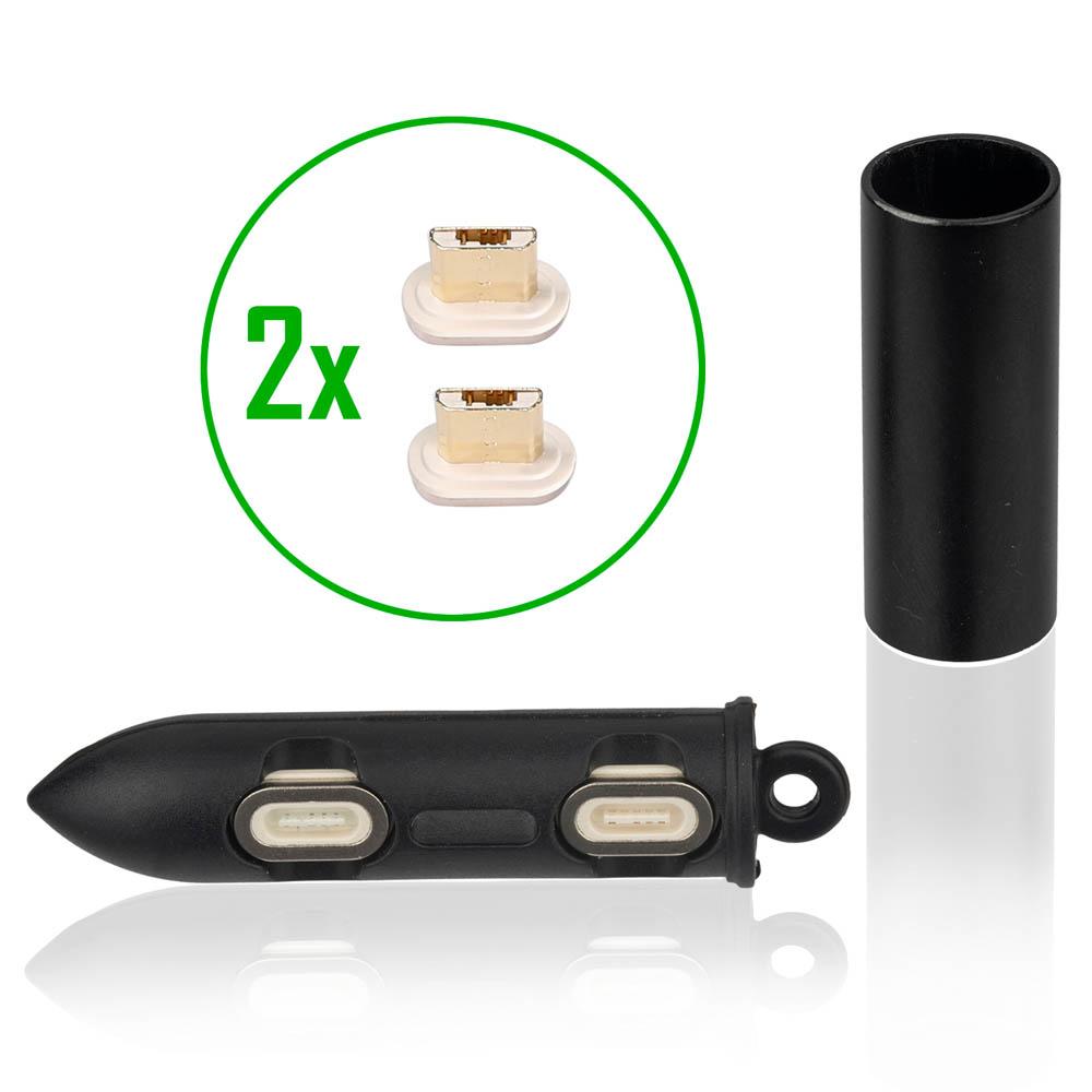 Магнитен органайзер с Micro-USB магнитни конектори - 4smarts 2x Micro-USB Magnet Connector Set Storage Box for GRAVITYCord 2.0 (черен) | JAR Computers Магнитен органайзер с Micro-USB магнитни конектори - 4smarts 2x Micro-USB Magnet Connector Set Storage Box for GRAVITYCord 2.0 (черен)