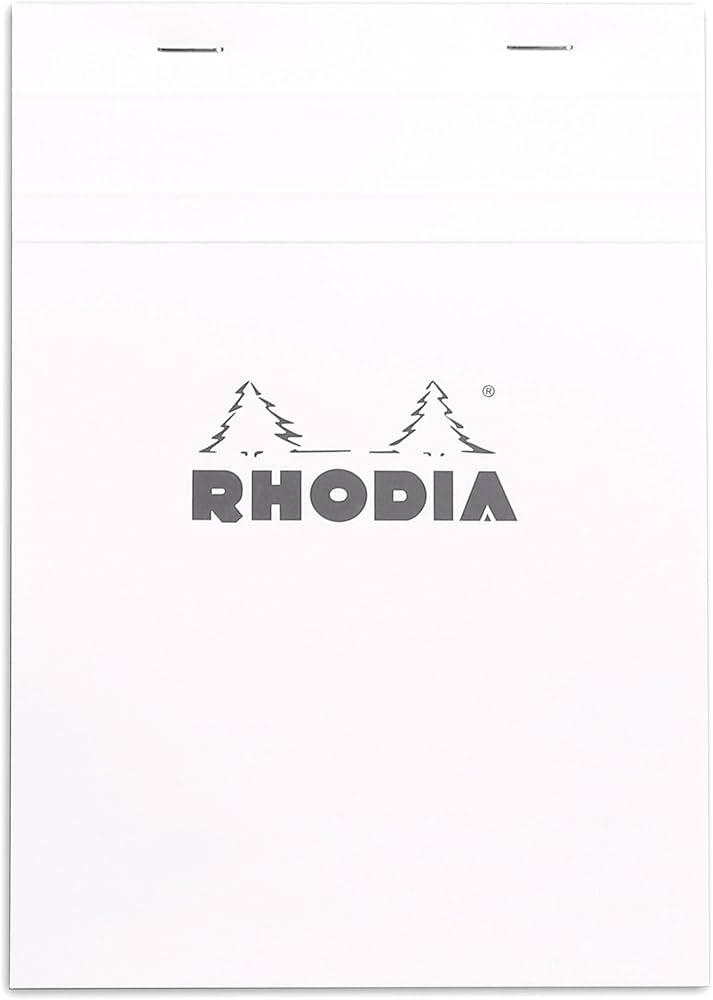Пад с телчета RHODIA White N°16 16201C, А5, 80 л., офсет с точки 80 г, микроперфорация | JAR Computers Пад с телчета RHODIA White N°16 16201C, А5, 80 л., офсет с точки 80 г, микроперфорация