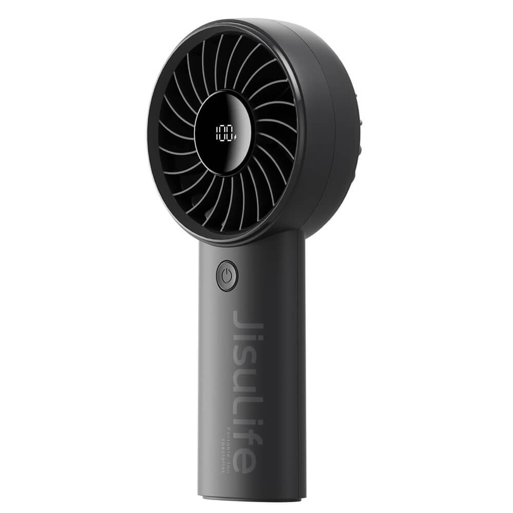 Преносим мини вентилатор с презареждаема батерия - JisuLife Life4 Portable Handheld Fan With LED Display (черен) | JAR Computers Преносим мини вентилатор с презареждаема батерия - JisuLife Life4 Portable Handheld Fan With LED Display (черен)