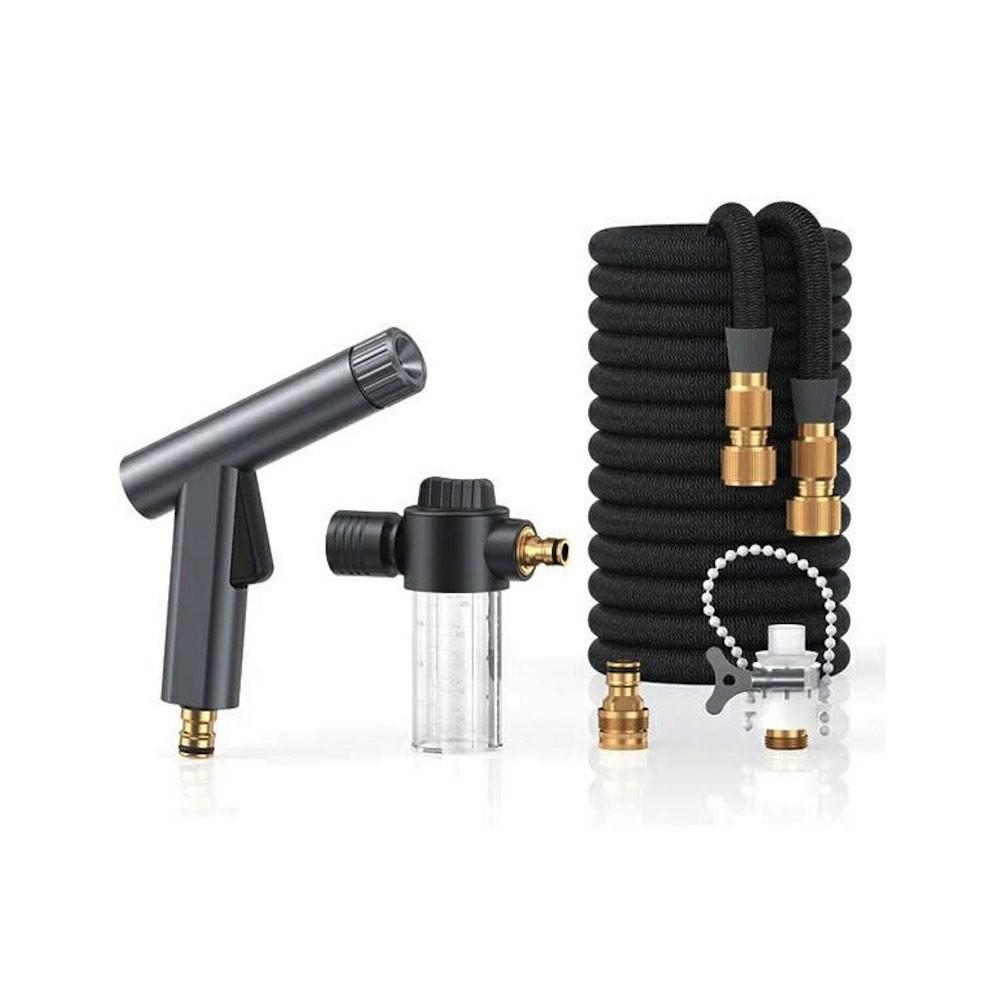 Преносим воден пистолет за почистване на автомобил - Usams Household Car Washing Spray Nozzle 5m (тъмносив) | JAR Computers Преносим воден пистолет за почистване на автомобил - Usams Household Car Washing Spray Nozzle 5m (тъмносив)