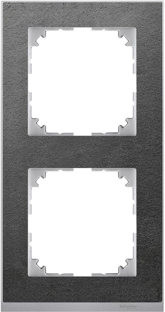 Рамка 2х цвят Камък/Алуминий, M-Pure Decor System M Merten SE /до изчерпване/ | JAR Computers Рамка 2х цвят Камък/Алуминий, M-Pure Decor System M Merten SE /до изчерпване/