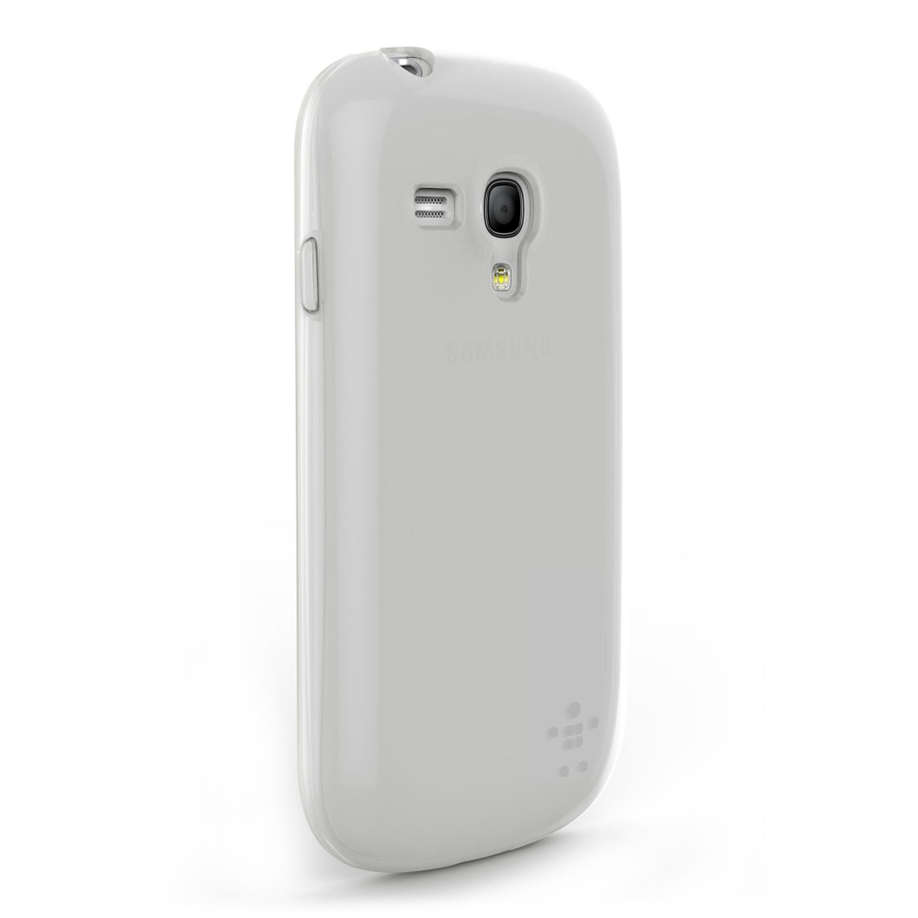 Силиконов калъф за Samsung Galaxy S3 Mini - Belkin Grip Sheer (прозрачен) | JAR Computers Силиконов калъф за Samsung Galaxy S3 Mini - Belkin Grip Sheer (прозрачен)