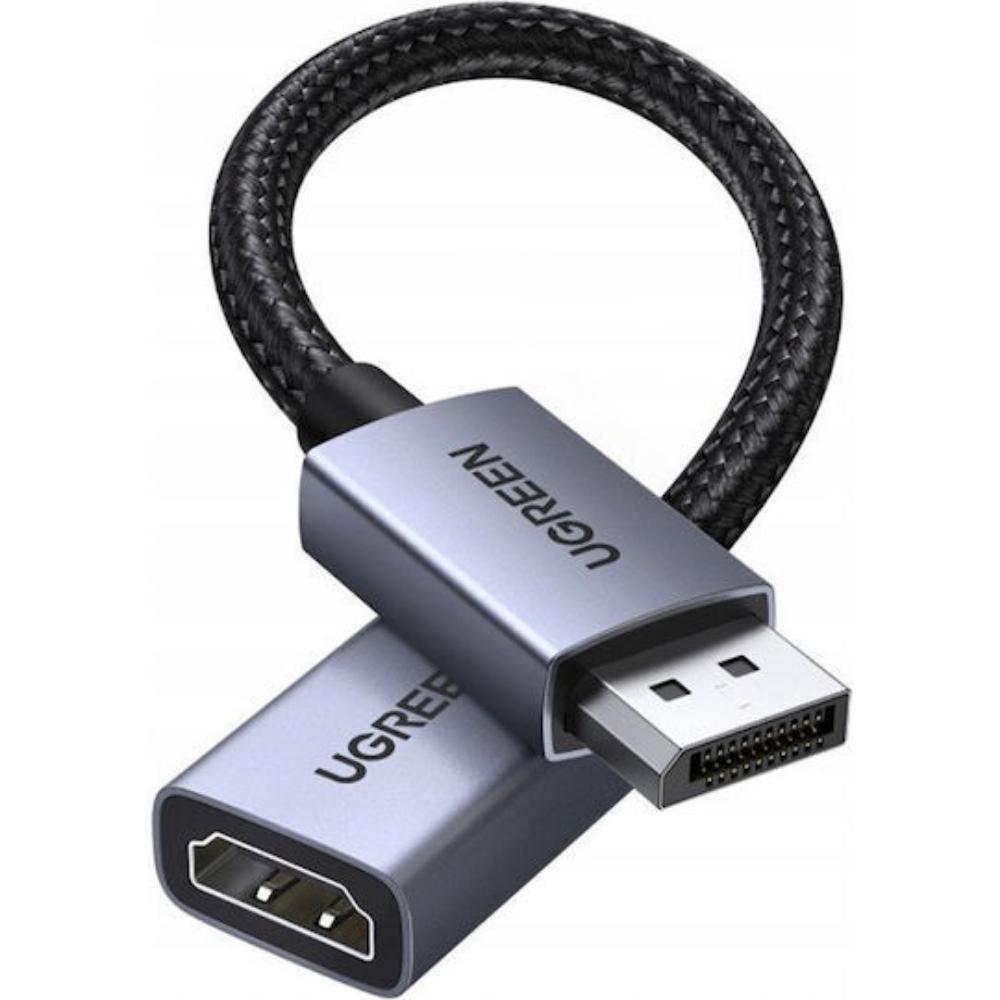 Ugreen DP133 Καλώδιο DisplayPort προς HDMI 4K 20 cm (65982) (UGR65982) | JAR Computers Ugreen DP133 Καλώδιο DisplayPort προς HDMI 4K 20 cm (65982) (UGR65982)