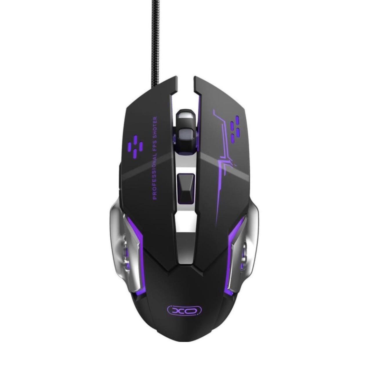 XO Геймърска мишка M10, RGB, 6 бутона, 3200 DPI /черна/ | JAR Computers XO Геймърска мишка M10, RGB, 6 бутона, 3200 DPI /черна/