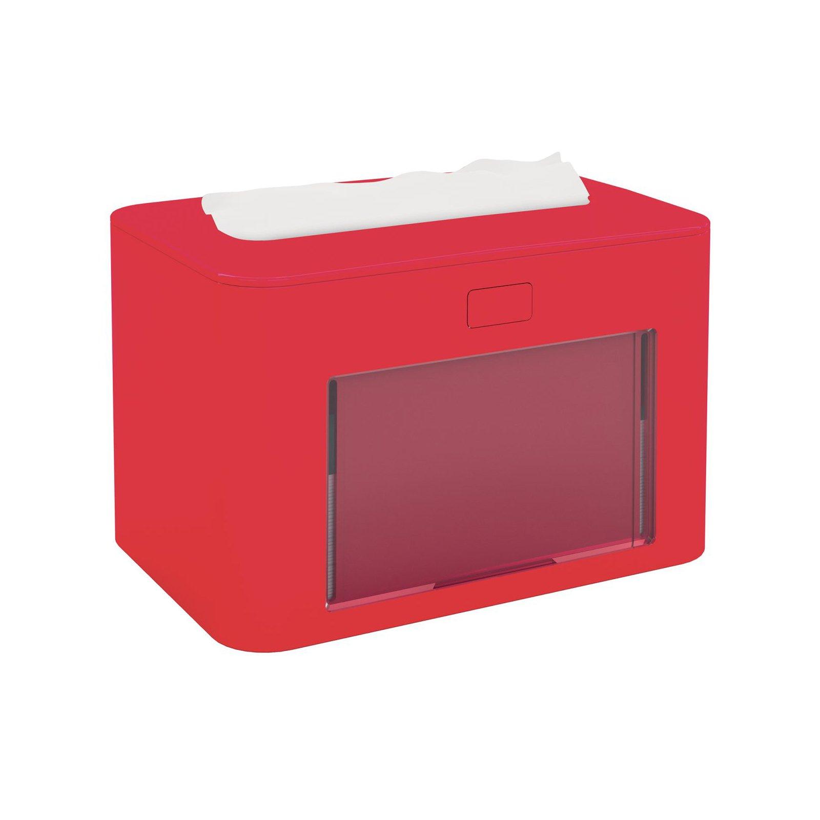 Диспенсър за салфетки Papernet Premium, на пачка, червен, 13.3 х 20 х 12.6 cm | JAR Computers Диспенсър за салфетки Papernet Premium, на пачка, червен, 13.3 х 20 х 12.6 cm