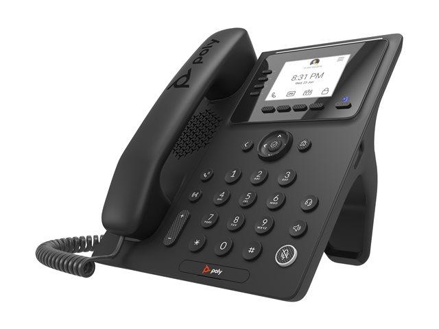 HP Poly CCX 350 Business Media Phone for Microsoft Teams and PoE-enabled WW | JAR Computers HP Poly CCX 350 Business Media Phone for Microsoft Teams and PoE-enabled WW
