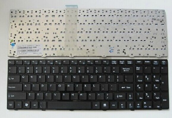 Клавиатура за лаптоп MSI GT660 GT660R GT663 GT685 GT685R Гланцова с черна рамка US с Кирилица | JAR Computers Клавиатура за лаптоп MSI GT660 GT660R GT663 GT685 GT685R Гланцова с черна рамка US с Кирилица