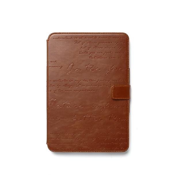 Кожен калъф и поставка за iPad Mini, iPad mini 2, iPad mini 3 - Zenus Masstige Lettering Diary Case (кафяв) | JAR Computers Кожен калъф и поставка за iPad Mini, iPad mini 2, iPad mini 3 - Zenus Masstige Lettering Diary Case (кафяв)