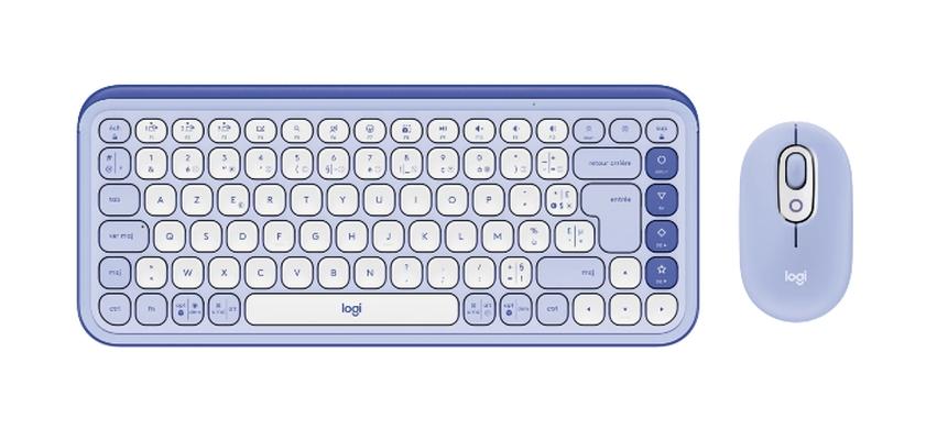 Logitech Pop Icon Combo - Lilac - US INT'L - INTNL-973