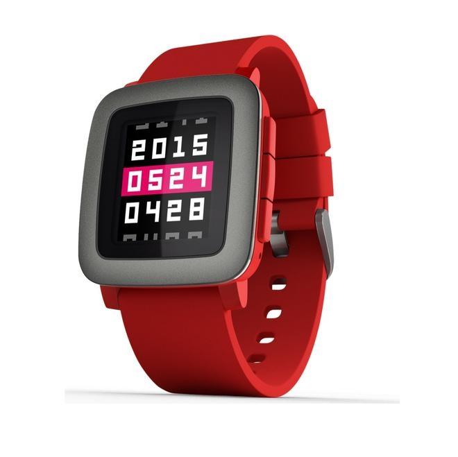 Pebble Time Smartwatch - bluetooth тъч часовник за iOS и Android смартфони (червен) | JAR Computers Pebble Time Smartwatch - bluetooth тъч часовник за iOS и Android смартфони (червен)