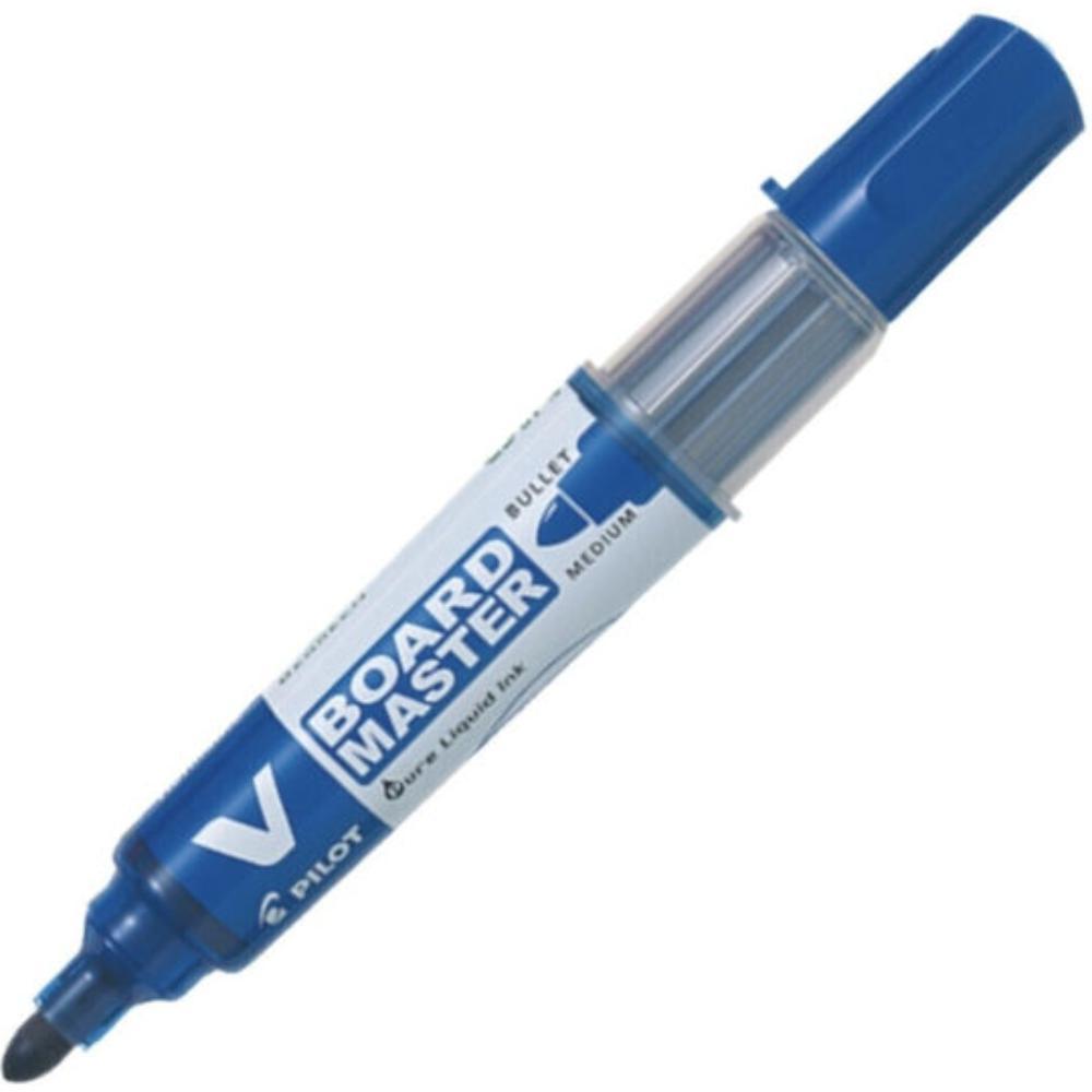 Pilot V Board Master Whiteboard Marker Medium Bullet Blue (WBMA-VBM-M-BG-BLUE) (PILWBMA-VBM-M-BG-BLUE)