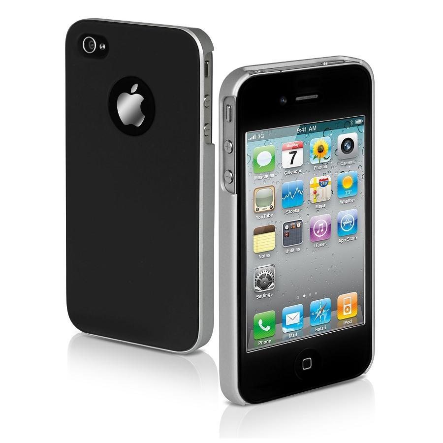 Поликарбонатов кейс за iPhone 4S, iPhone 4 - SBS Satiny Dual Color Case (черен) | JAR Computers Поликарбонатов кейс за iPhone 4S, iPhone 4 - SBS Satiny Dual Color Case (черен)