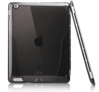 Силиконов калъф (съвместим със Smart Cover) за iPad 3 и iPad 2 - iSkin Solo Smart (черен) | JAR Computers Силиконов калъф (съвместим със Smart Cover) за iPad 3 и iPad 2 - iSkin Solo Smart (черен)