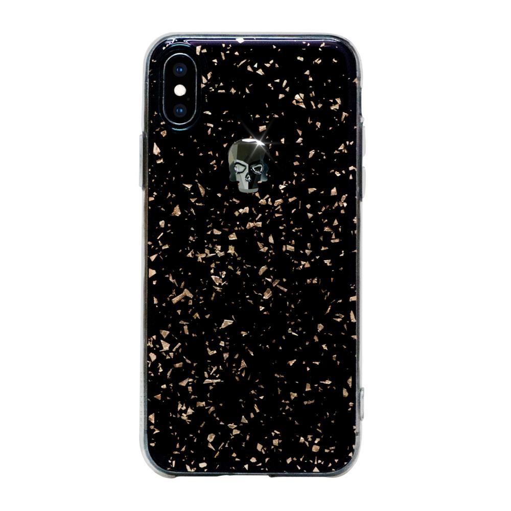 Силиконов (TPU) калъф с череп от кристали Сваровски за iPhone XS, iPhone X - Bling My Thing TPU Treasure Jet Hematite Skull Swarovski (черен) | JAR Computers Силиконов (TPU) калъф с череп от кристали Сваровски за iPhone XS, iPhone X - Bling My Thing TPU Treasure Jet Hematite Skull Swarovski (черен)