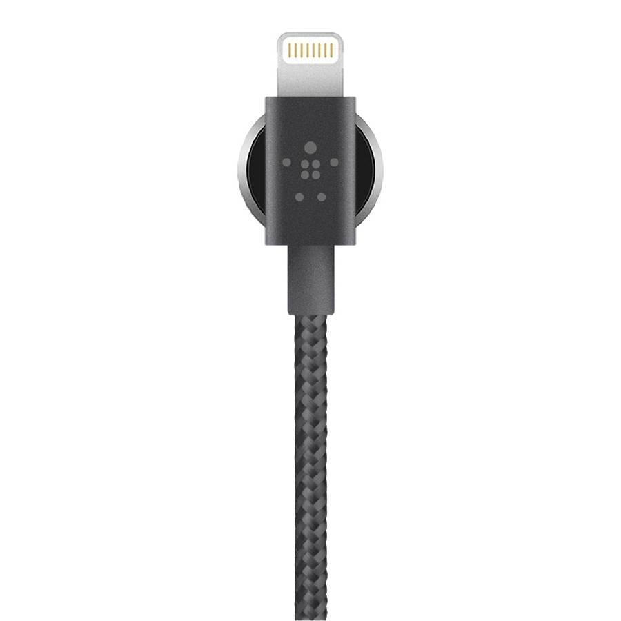 Здрав и устойчив кабел с въжена оплетка за всички устройства с Lightning порт - Belkin Charge Cable Valet Lightning (черен) | JAR Computers Здрав и устойчив кабел с въжена оплетка за всички устройства с Lightning порт - Belkin Charge Cable Valet Lightning (черен)