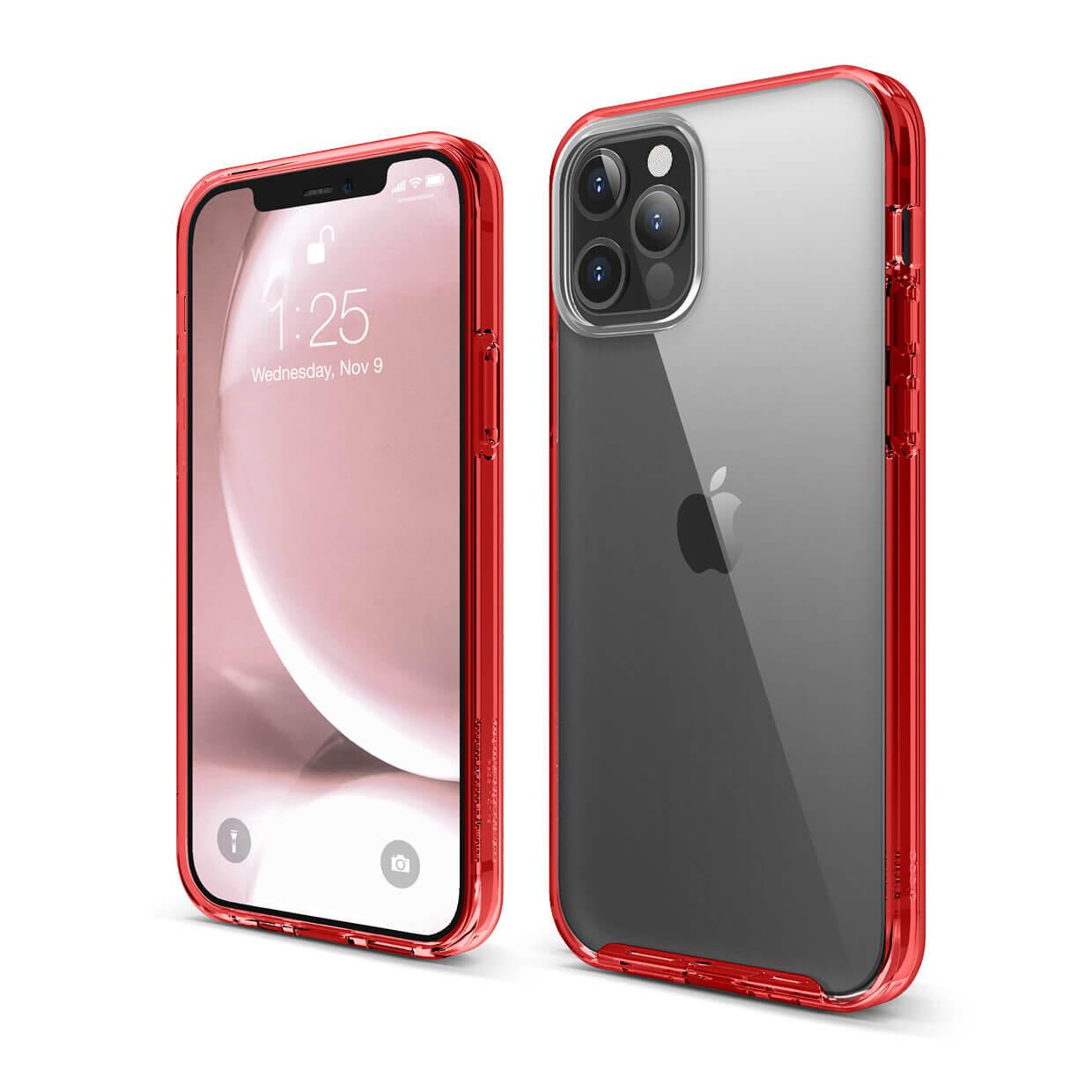 Хибриден удароустойчив кейс за iPhone 12, iPhone 12 Pro - Elago Hybrid Case (червен) | JAR Computers Хибриден удароустойчив кейс за iPhone 12, iPhone 12 Pro - Elago Hybrid Case (червен)
