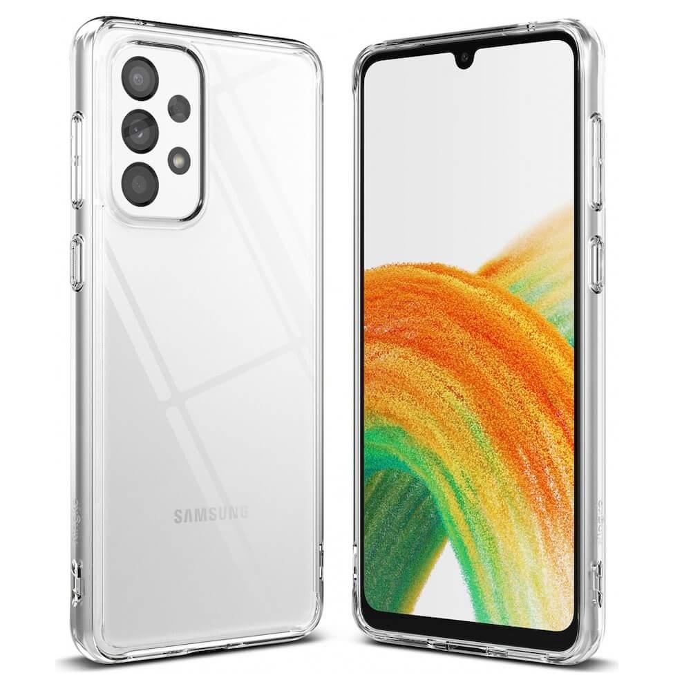 Хибриден удароустойчив кейс за Samsung Galaxy A33 5G - Ringke Fusion Crystal Case (прозрачен) | JAR Computers Хибриден удароустойчив кейс за Samsung Galaxy A33 5G - Ringke Fusion Crystal Case (прозрачен)