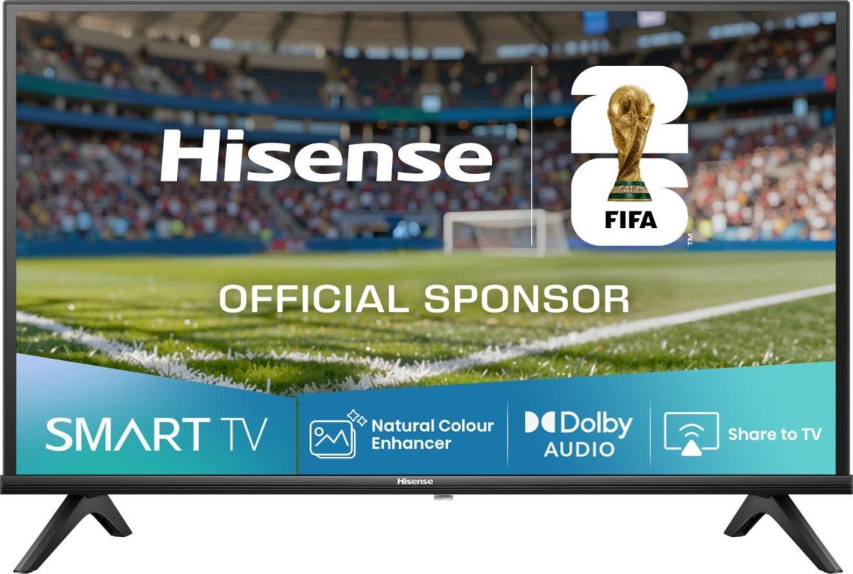 Hisense 32E4QT 81.3 cm (32") HD Smart TV Wi-Fi Black | JAR Computers Hisense 32E4QT 81.3 cm (32") HD Smart TV Wi-Fi Black