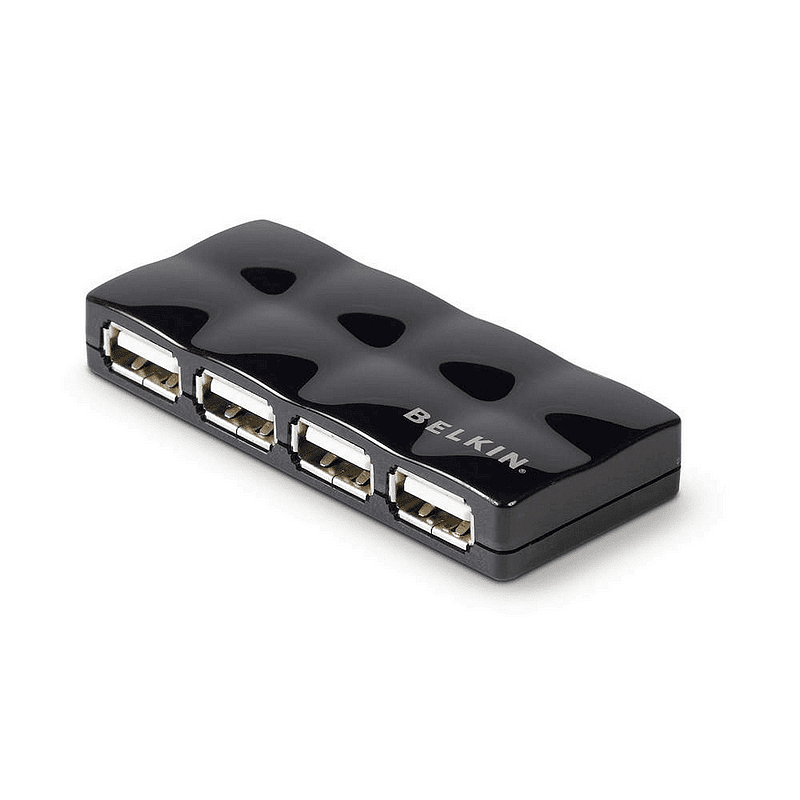 HUB USB Belkin Hi-Speed USB 2.0 4-Port | JAR Computers HUB USB Belkin Hi-Speed USB 2.0 4-Port