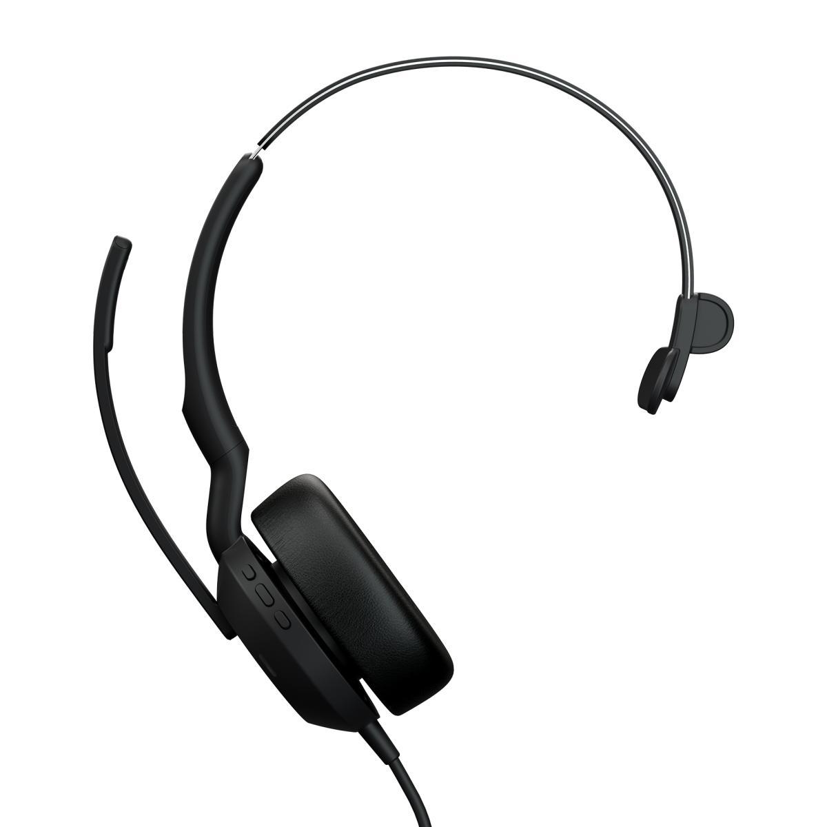 Jabra Evolve2 50 - USB-A UC Mono | JAR Computers Jabra Evolve2 50 - USB-A UC Mono