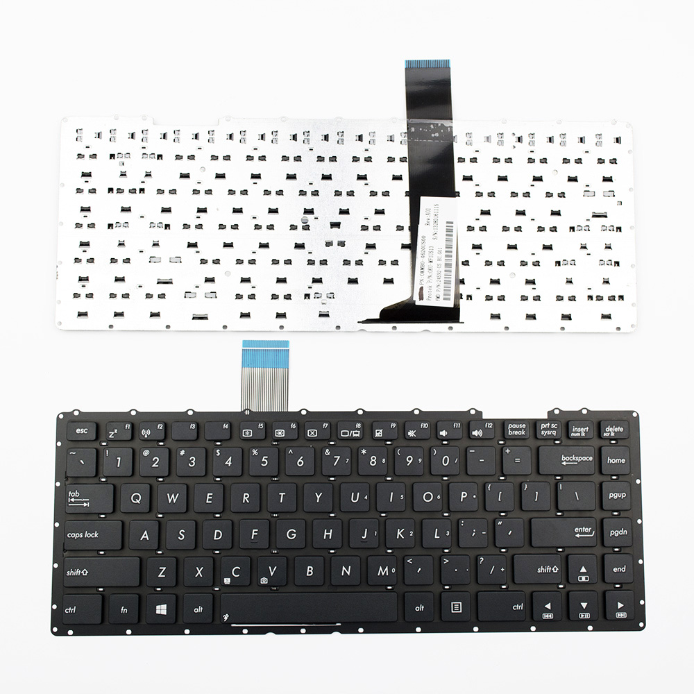 Клавиатура за лаптоп Asus X450 Черна Без Рамка (Малък Ентър) / Black Without Frame US | JAR Computers Клавиатура за лаптоп Asus X450 Черна Без Рамка (Малък Ентър) / Black Without Frame US