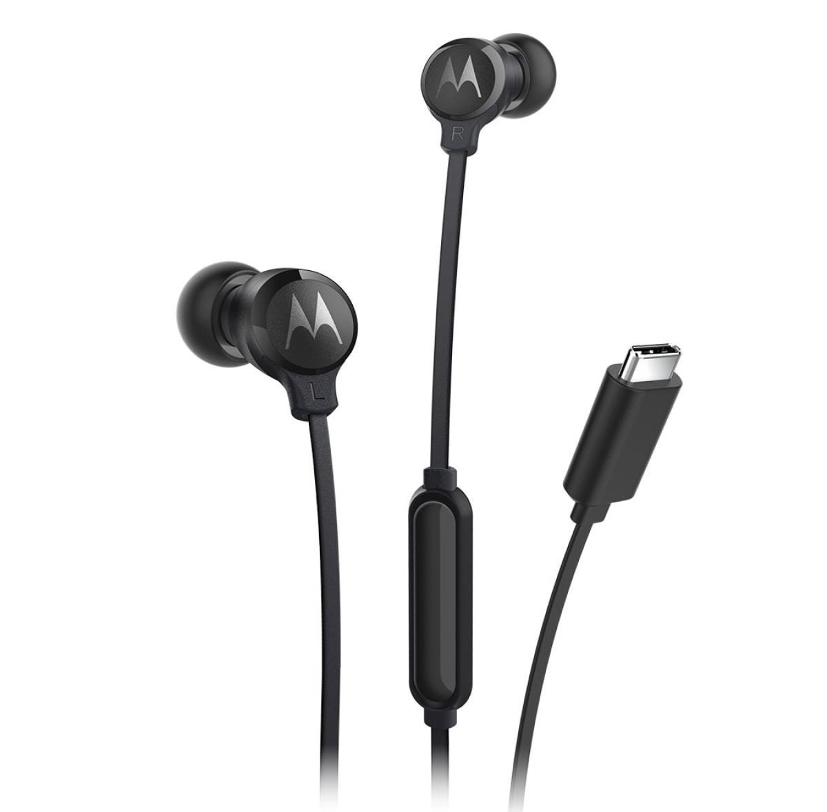 Motorola EARBUDS3CS headphones/headset Wired In-ear Calls/Music USB Type-C Black | JAR Computers Motorola EARBUDS3CS headphones/headset Wired In-ear Calls/Music USB Type-C Black