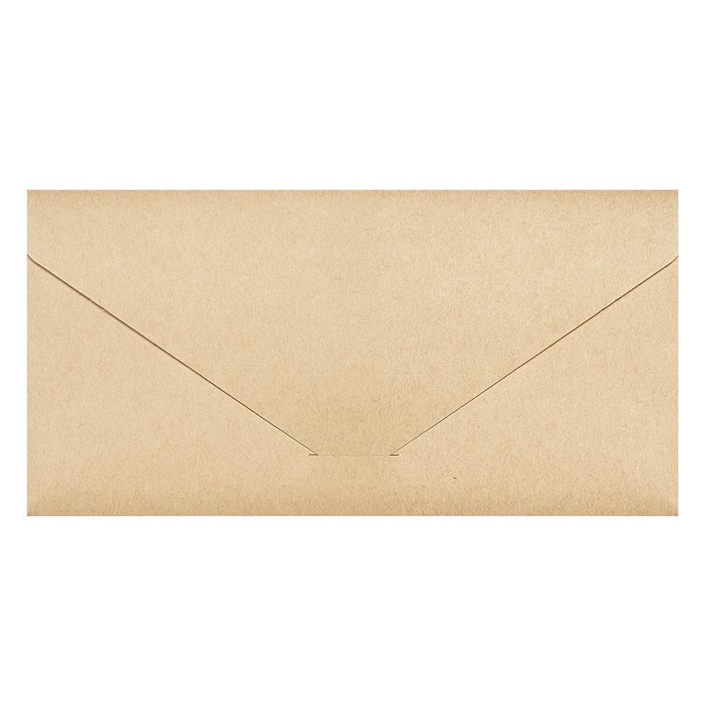 Плик DL 220гр Kraft бежово 5бр